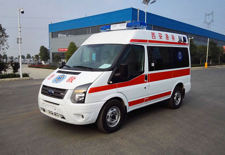 國六福特V348短軸中頂救護車(柴油版)
